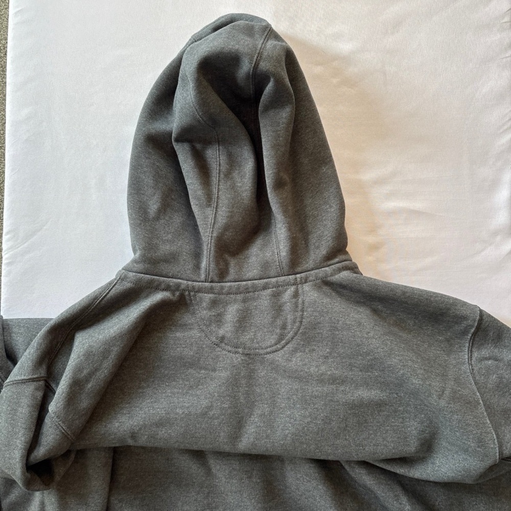 Carhartt Gray Quarter-Zip Hooded Sweatshirt - Picture 7 of 7